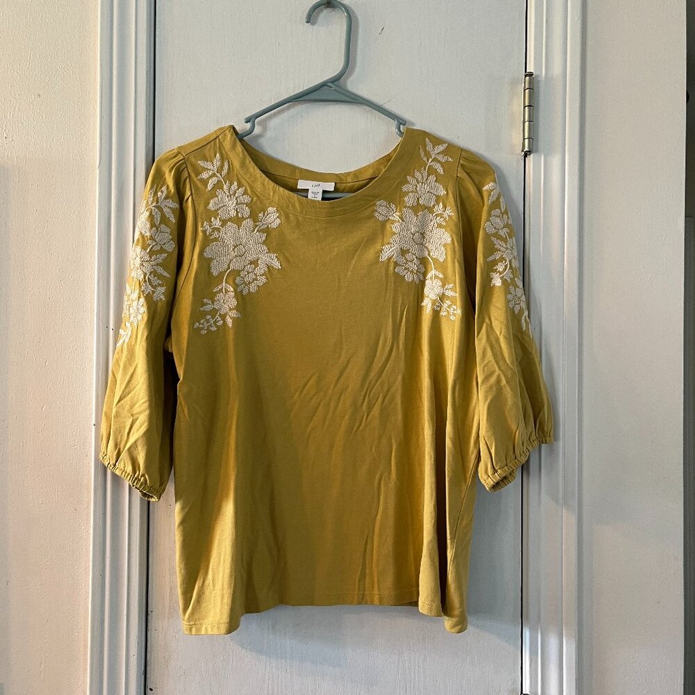 Embroidered J Jill Top